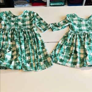 Bundle of 2 St Patricks Girls Dresses